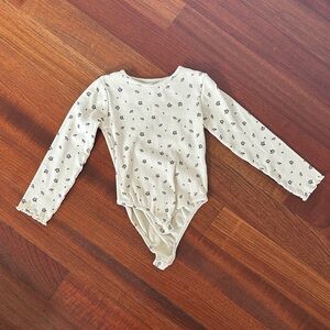 Zara Cream Floral Kids Bodysuit